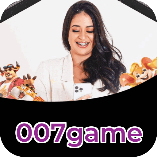 Interface do aplicativo 007game mostrando jogos disponíveis no iOS e Android